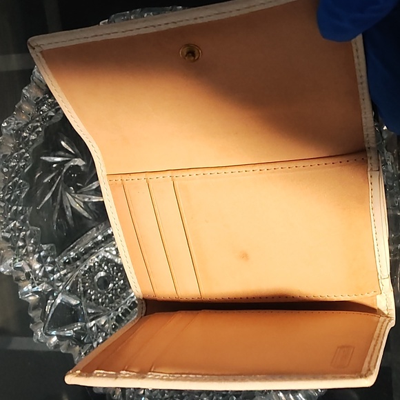 Coach Orange and White Wallet - Picture 7 of 16